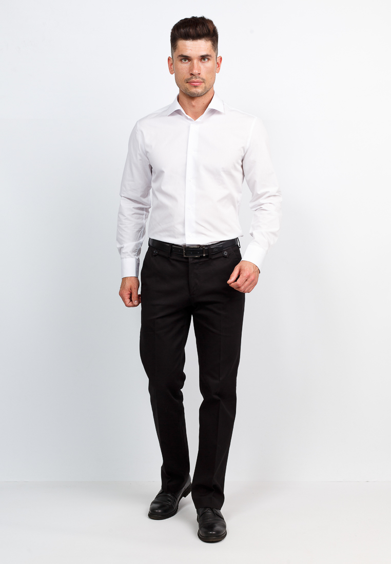 100/199/WHITE/ZV_GB Сорочка мужская длинный рукав