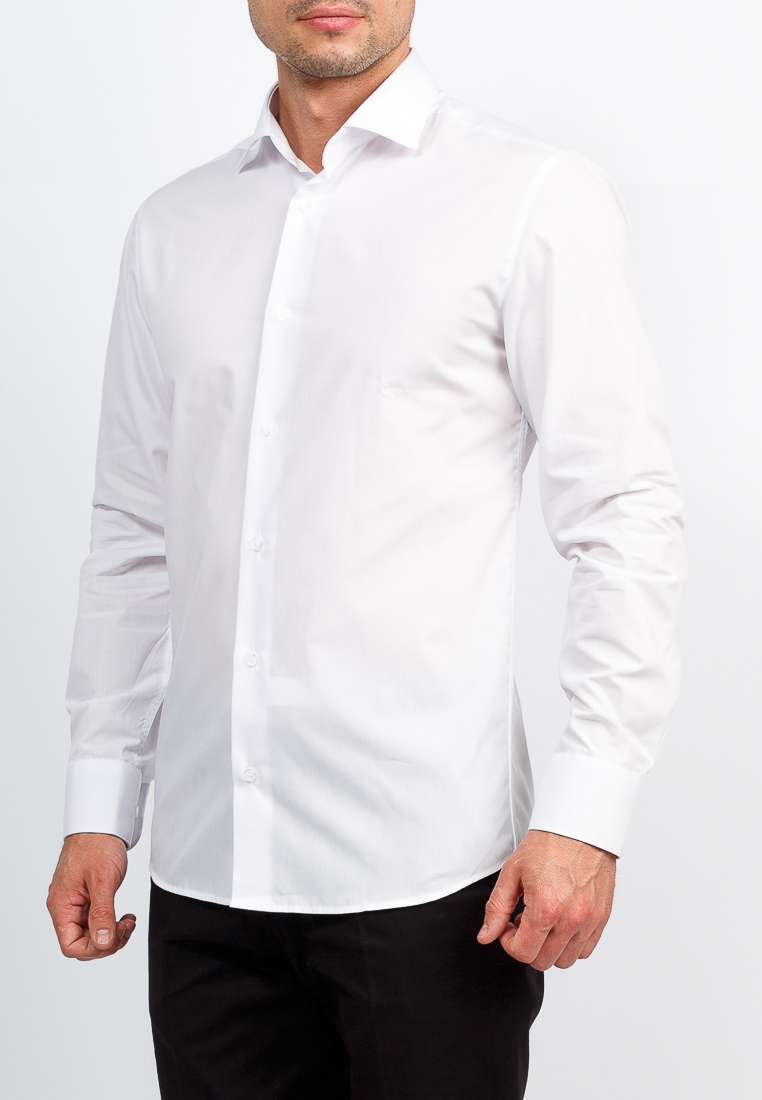 100/199/WHITE/ZV_GB Сорочка мужская длинный рукав