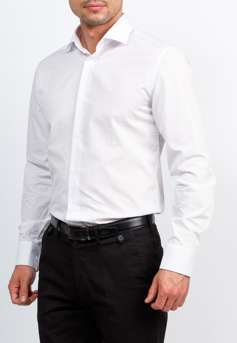 100/199/WHITE/ZV_GB Сорочка мужская длинный рукав