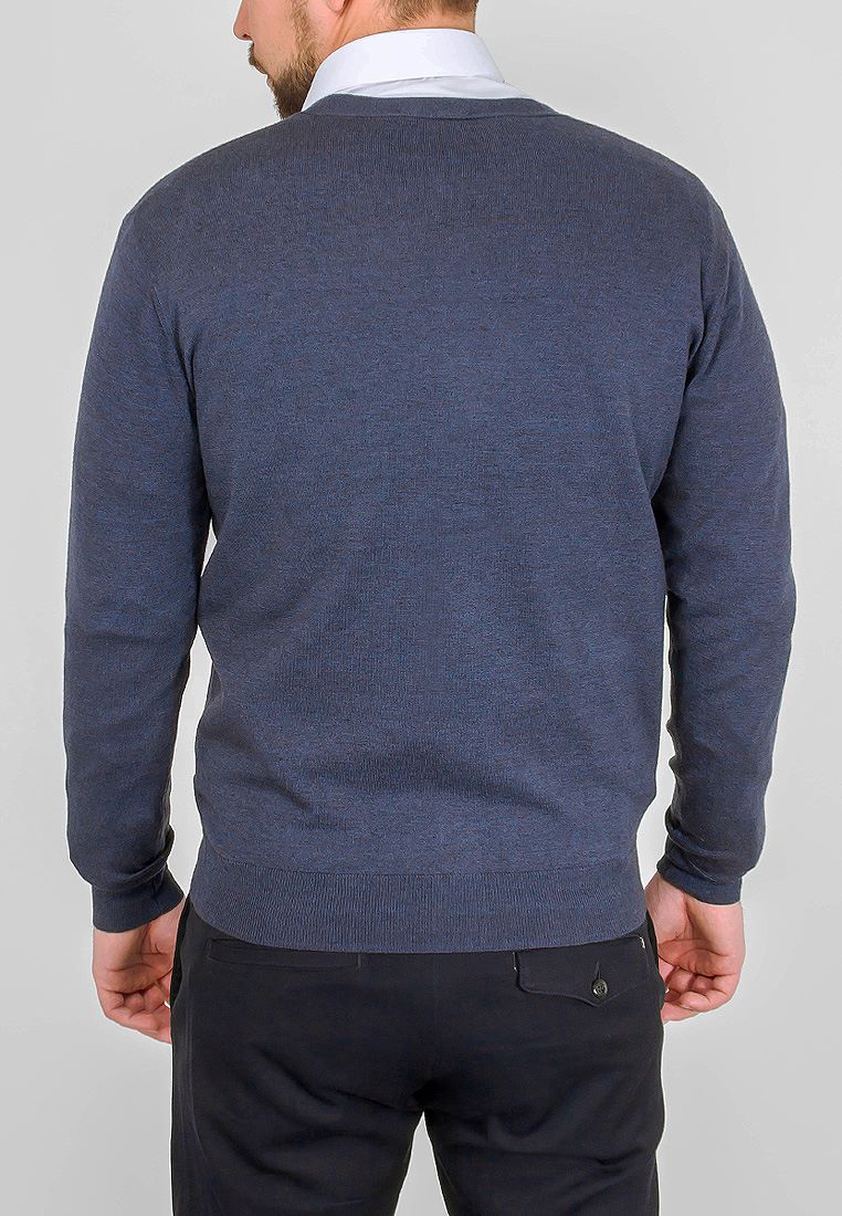 G135-AC272 (т.деним) Кардиган мужской
