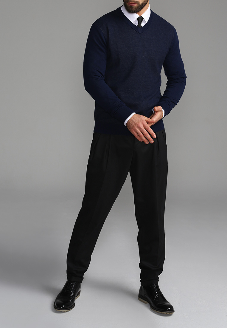 G124-Oxford (чернильный) Джемпер мужской