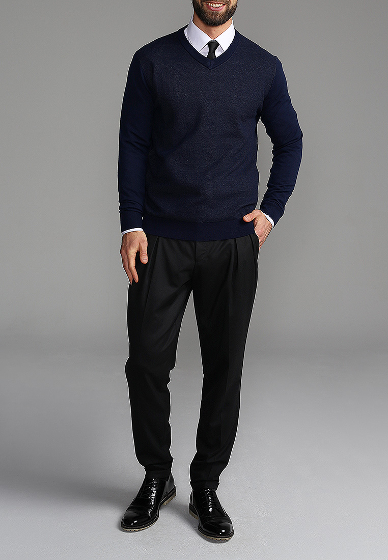 G124-Oxford (чернильный) Джемпер мужской