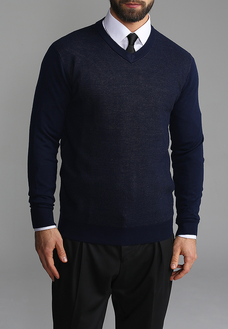 G124-Oxford (чернильный) Джемпер мужской