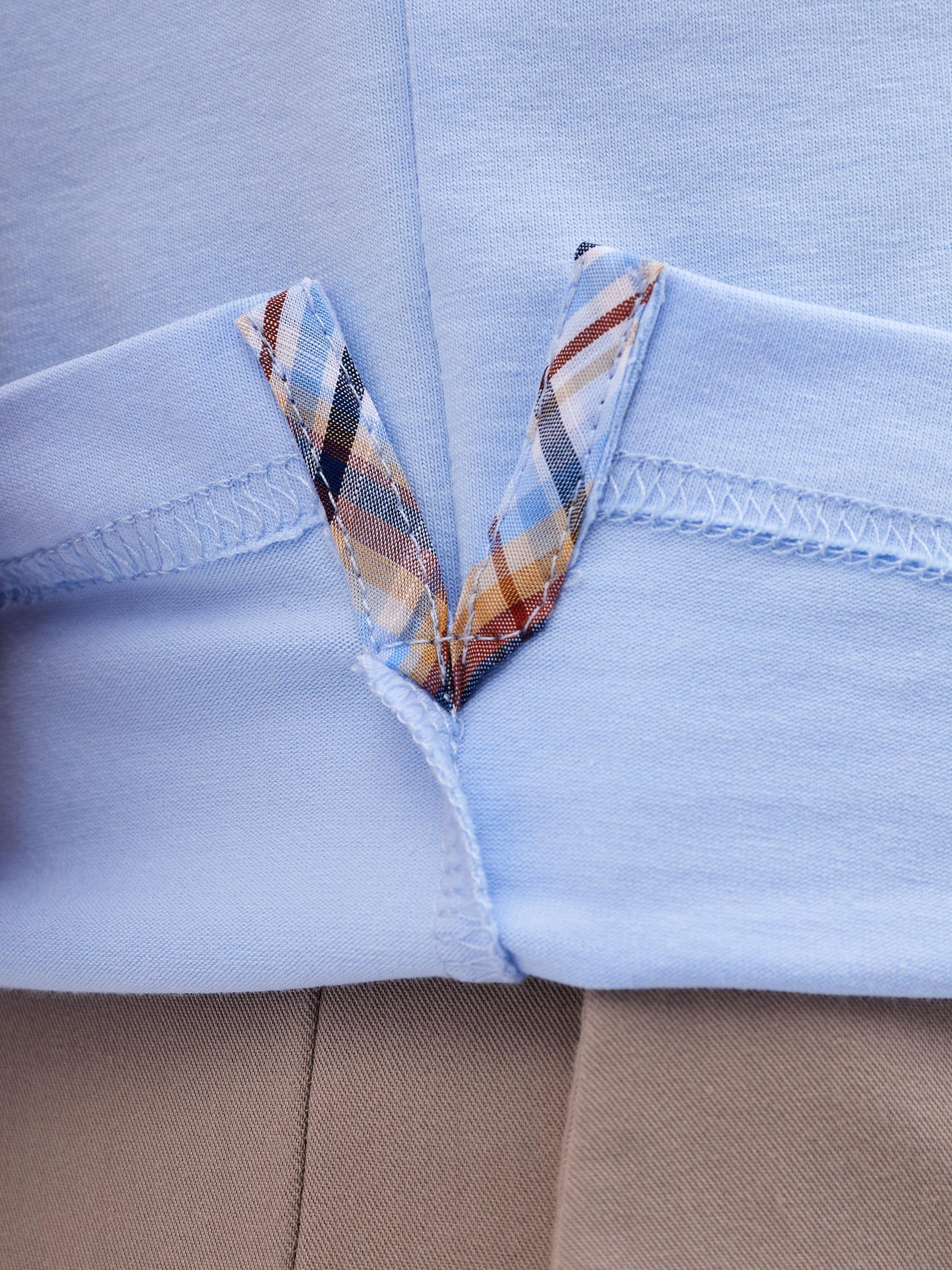 G144-KO1246T-SAS5120 (св.голубой) Джемпер мужской с воротником поло короткий рукав