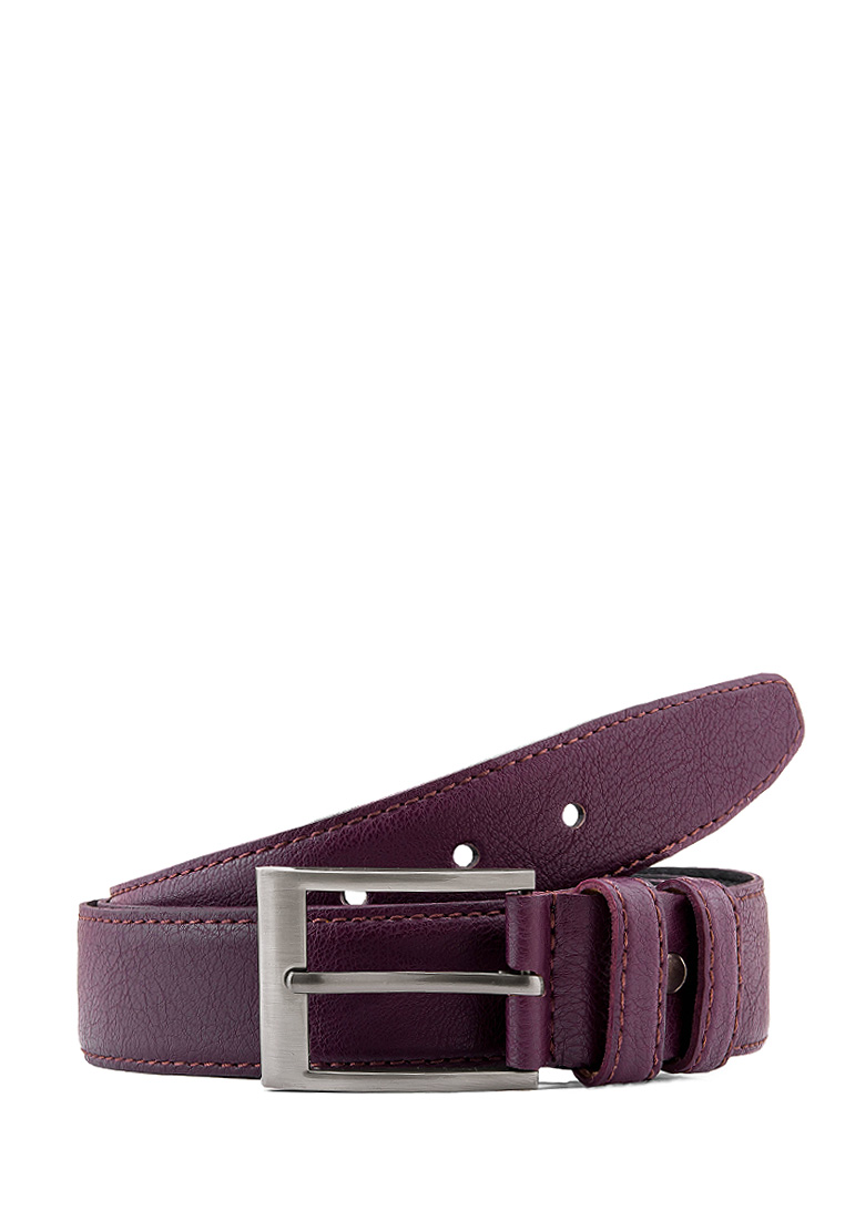 Cas16-1 гладк. бордо Ремень мужской