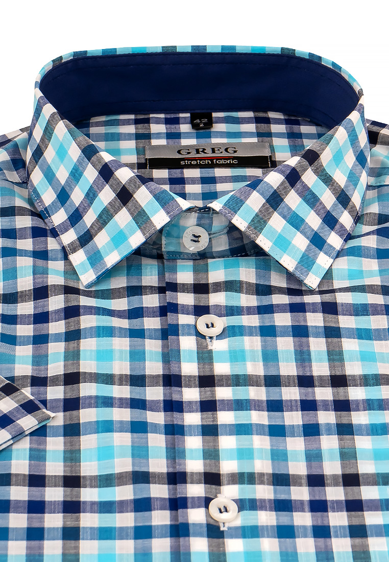 125/201/1851/Z/1 STRETCH_GB Сорочка мужская короткий рукав