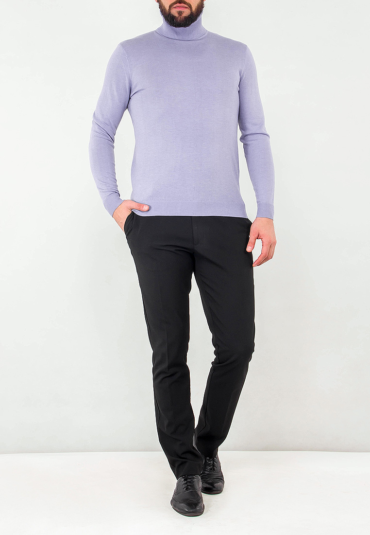 G123-150160 (сиренев.меланж) Джемпер мужской