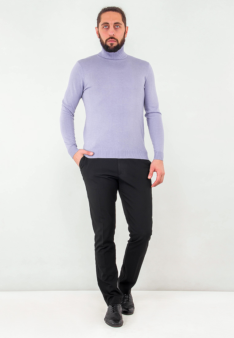 G123-150160 (сиренев.меланж) Джемпер мужской