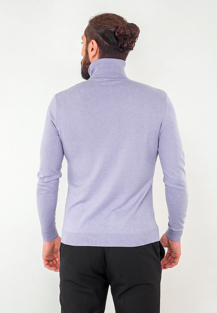 G123-150160 (сиренев.меланж) Джемпер мужской