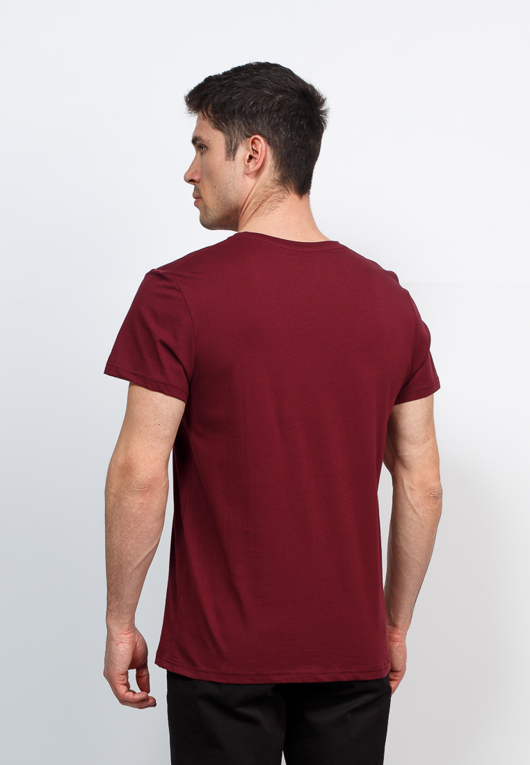 TS524V (бордовый) Футболка мужская короткий рукав