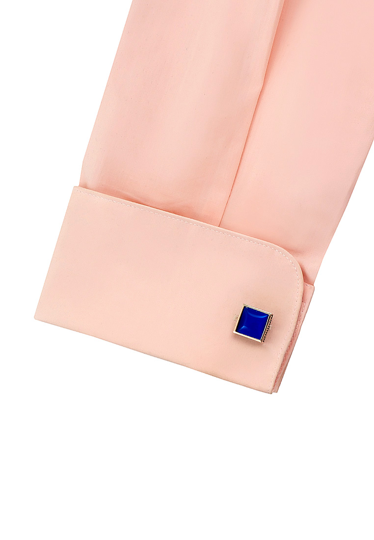 190105 нат.камень Запонки в подарочной коробке