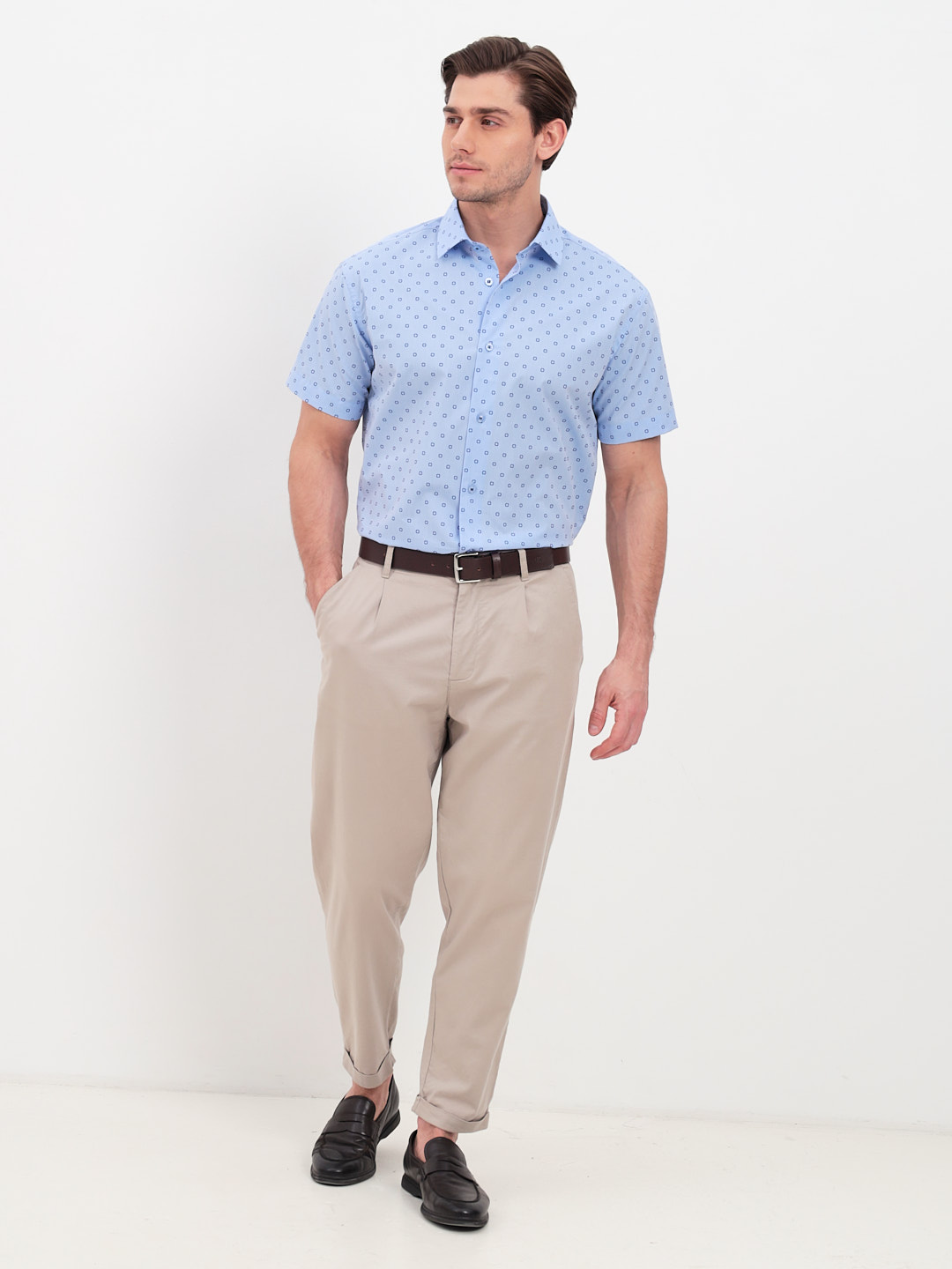 223/201/7809/Z/1p Сорочка мужская короткий рукав