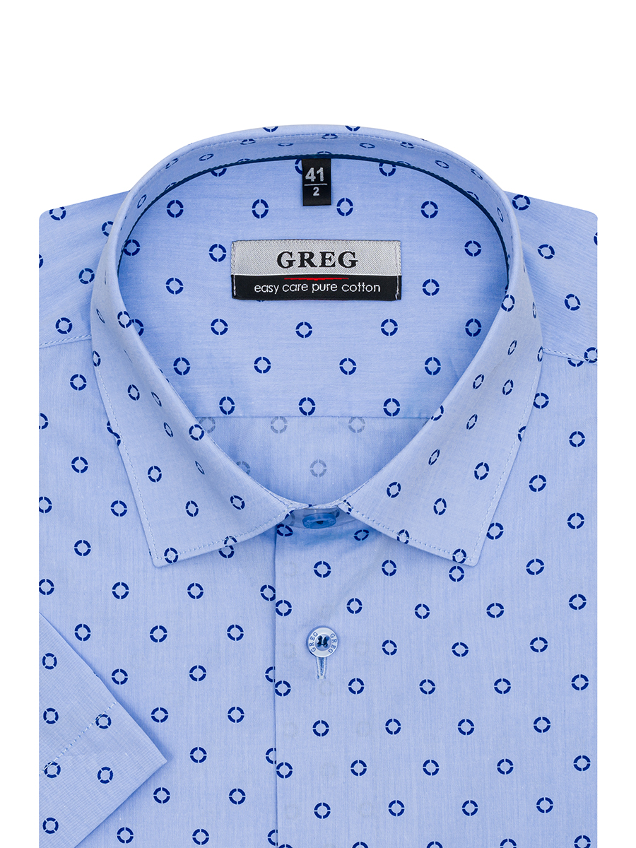 223/201/7809/Z/1p Сорочка мужская короткий рукав