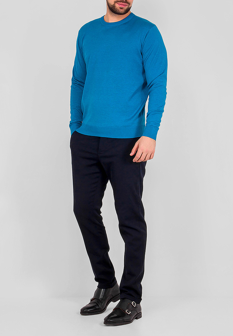 G121-AC192 (т.лазурь) Джемпер мужской