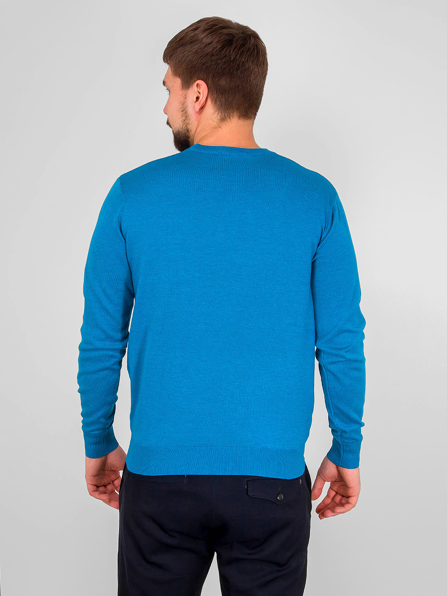 G121-AC192 (т.лазурь) Джемпер мужской