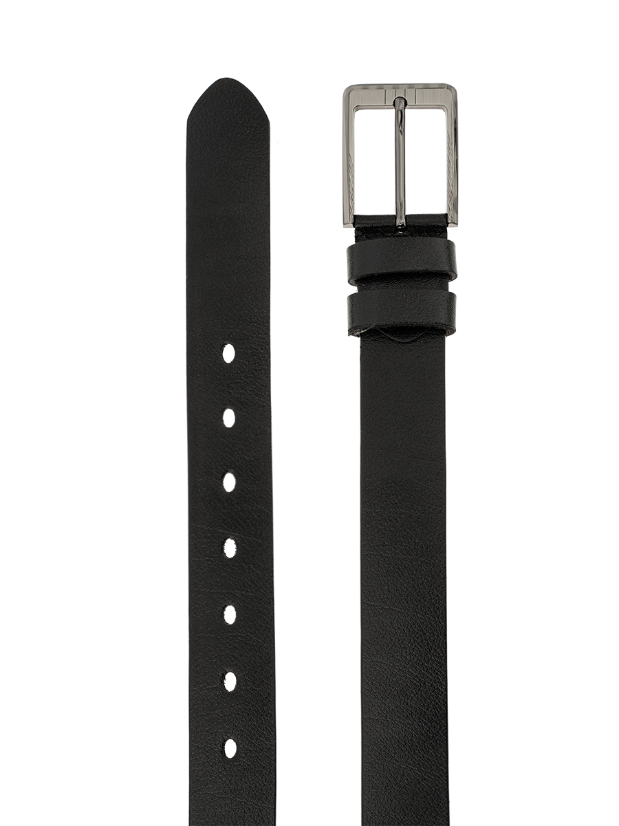 GЯ421 гладк. черный Ремень мужской