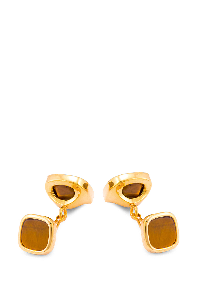 260032 агат Запонки в подарочной коробке