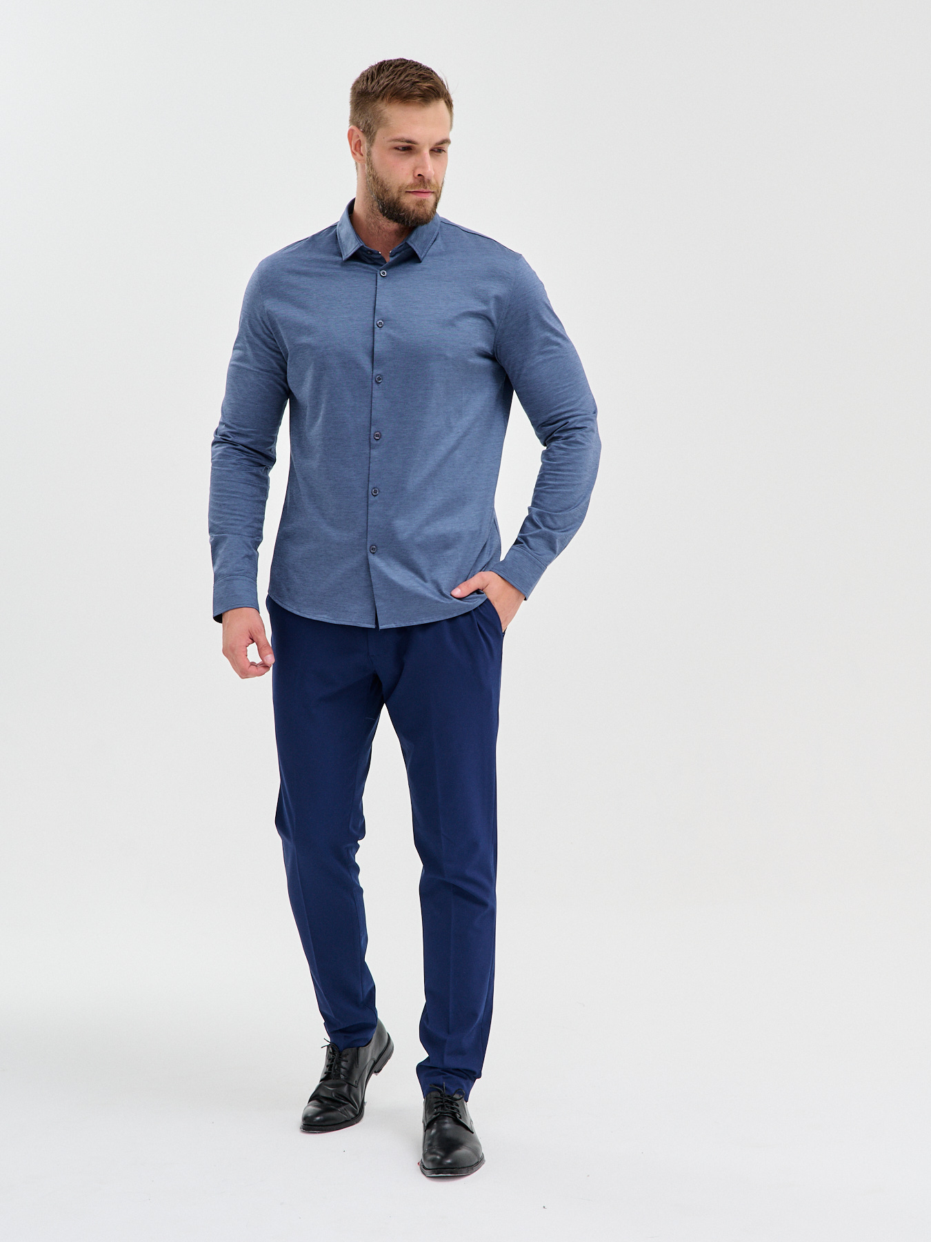 S233/131/1638/ZN/1p Сорочка мужская длинный рукав