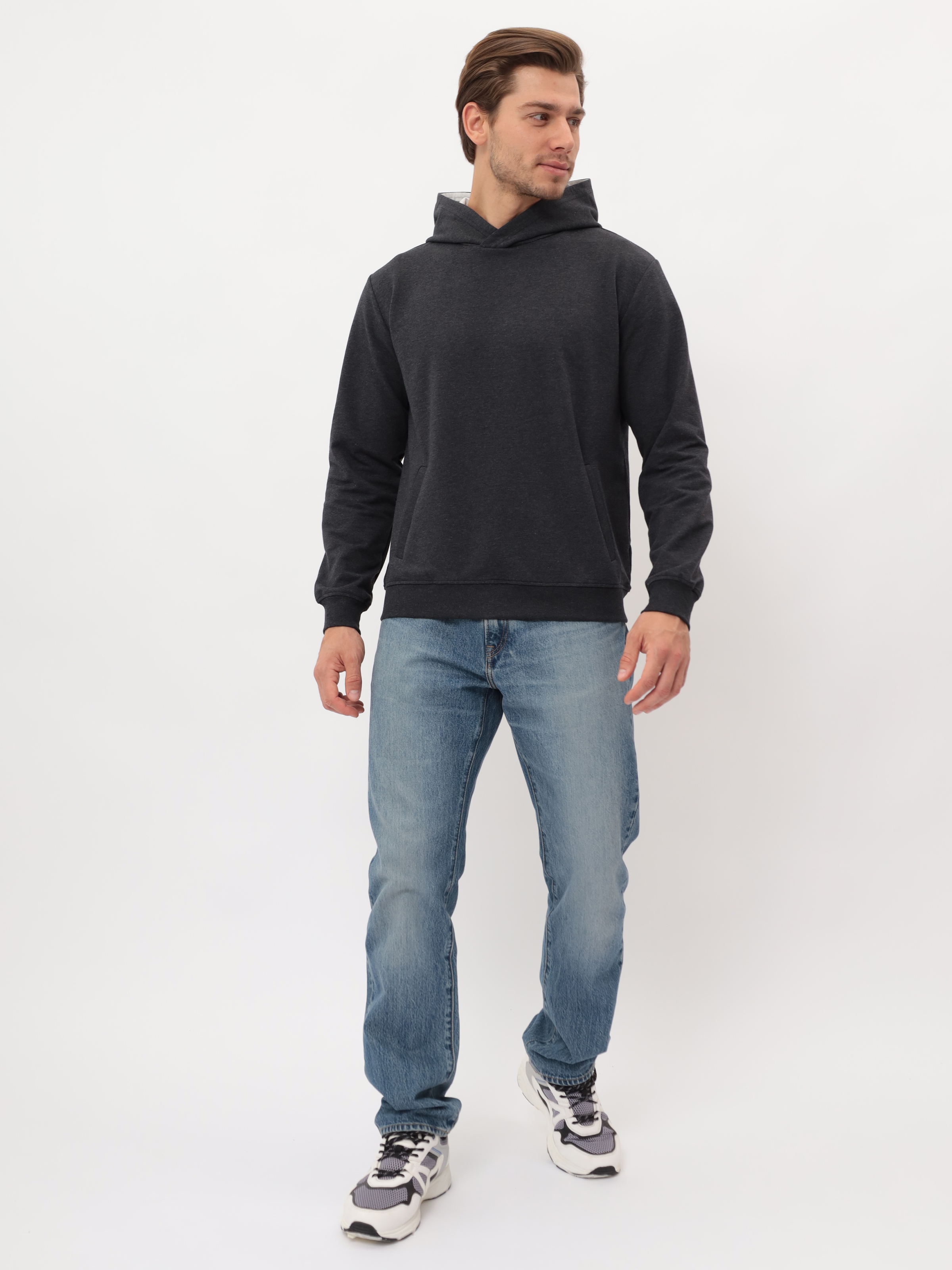 G173-OZ02-30 (антрацит м.) Худи мужское