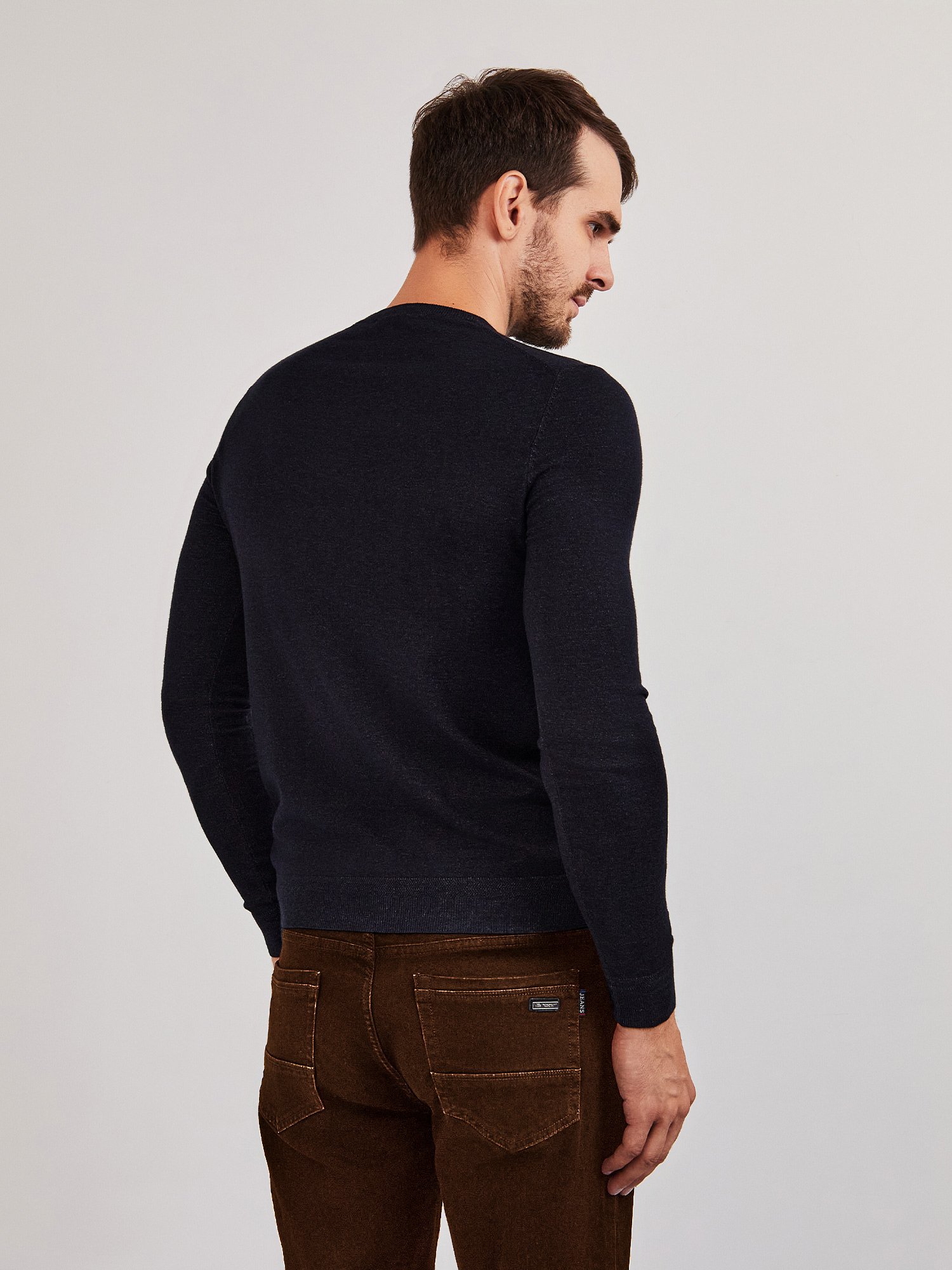 G121-KM синий/графит Джемпер мужской