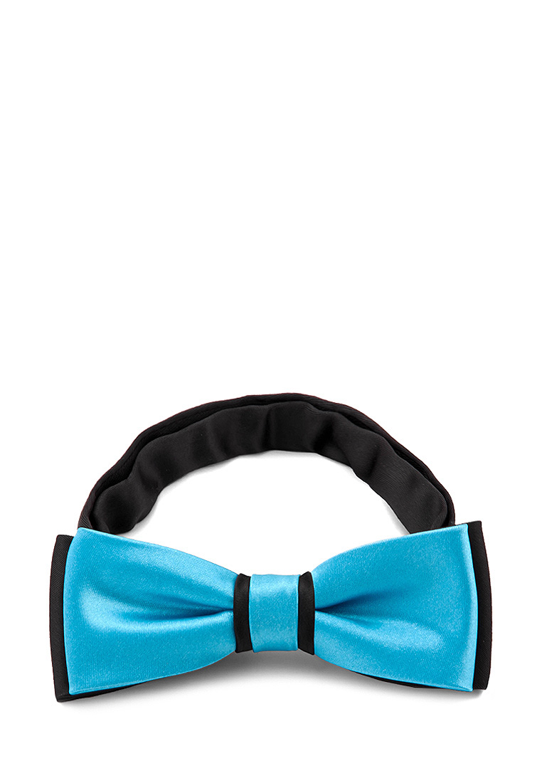 Greg-poly 19-бирюз+черн одн.1.146 Галстук-бабочка мужской