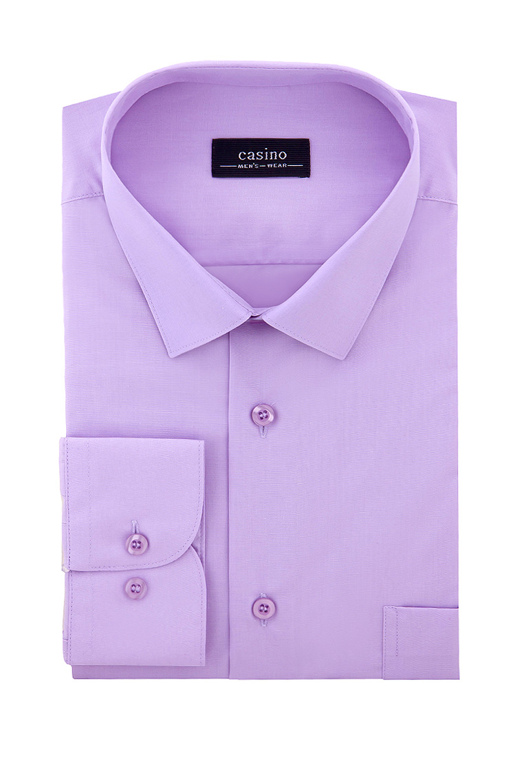 c730/157/pur Сорочка мужская длинный рукав