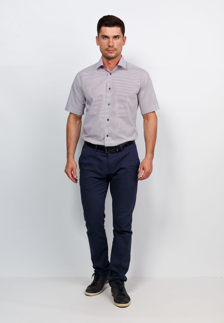 c163/05/2110/Z/1 Сорочка мужская короткий рукав (в упаковке 12 шт)