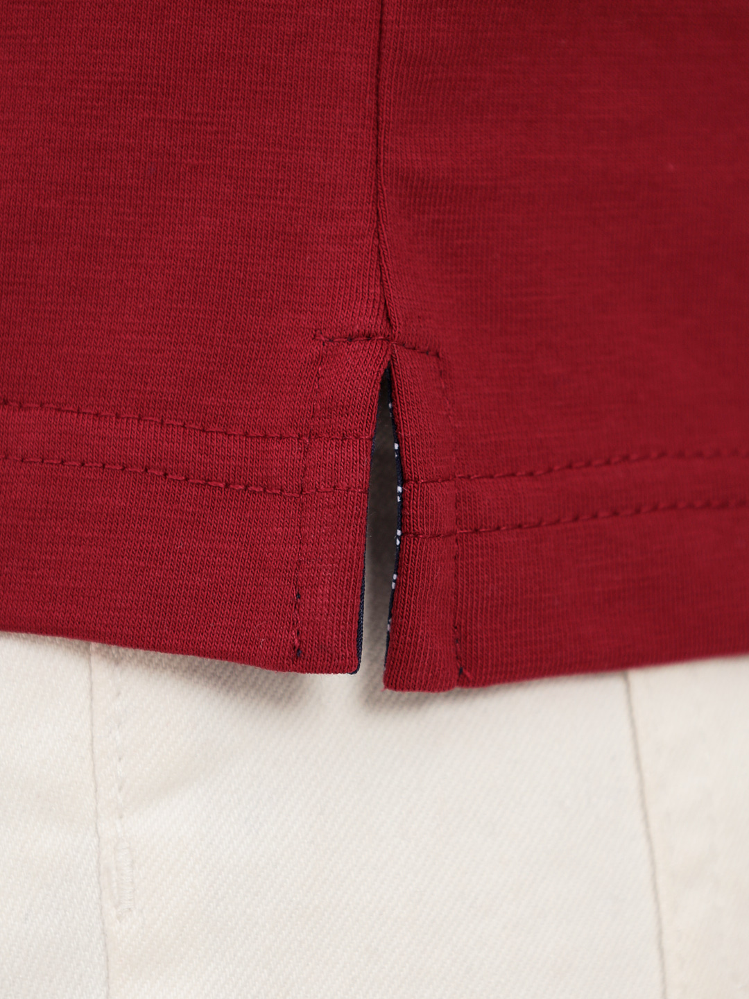 G144-KO1246T-SAS5068 (бордо) Джемпер мужской с воротником поло короткий рукав