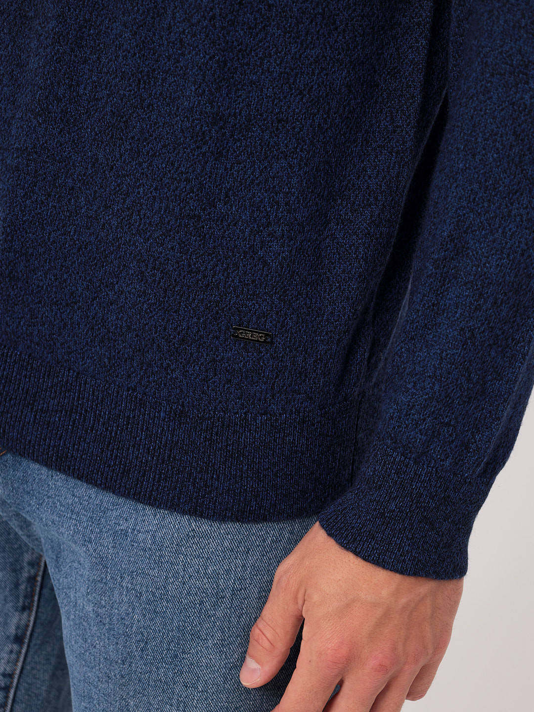 G121-DA53 синий/голубой Джемпер мужской