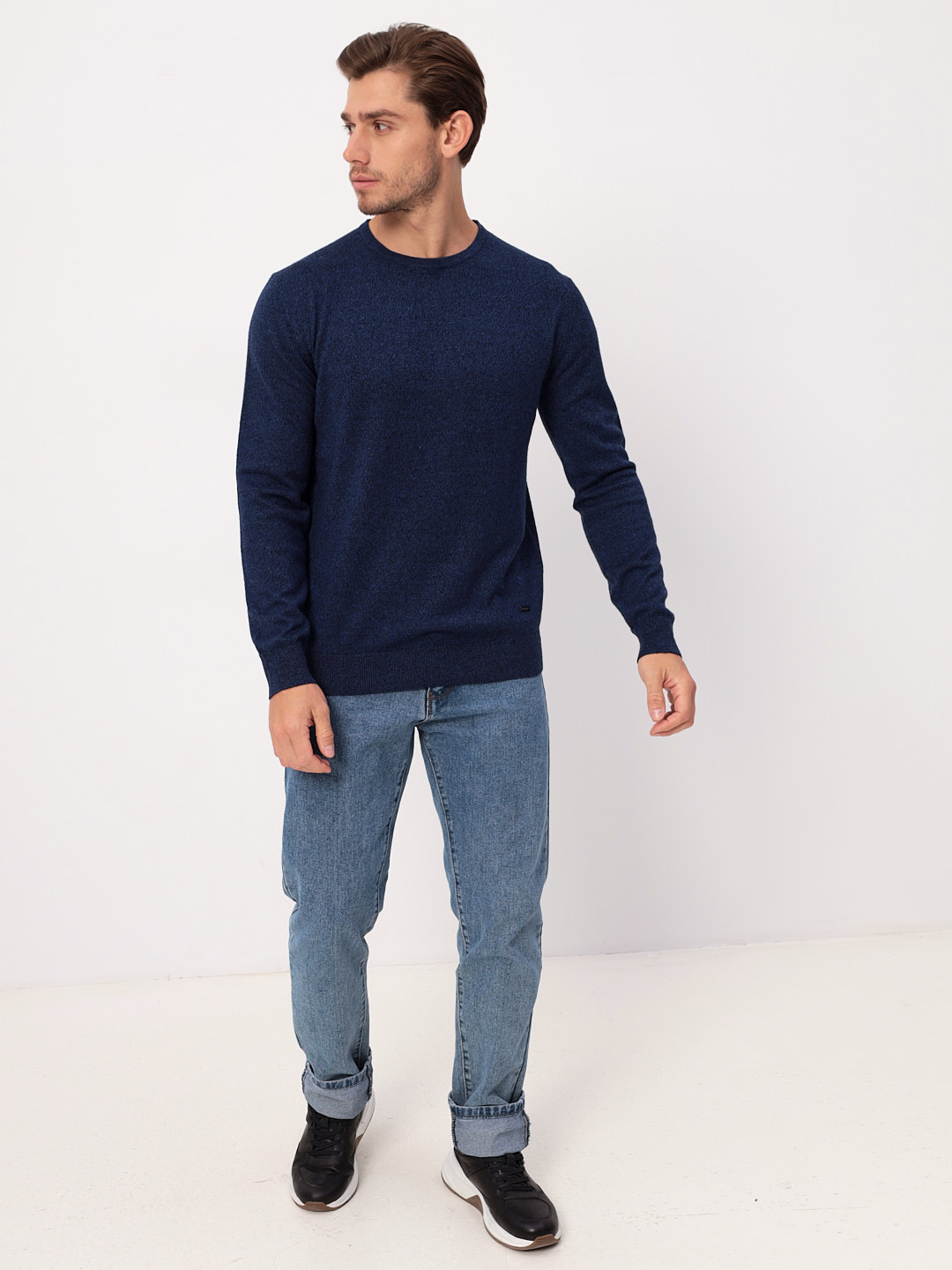 G121-DA53 синий/голубой Джемпер мужской