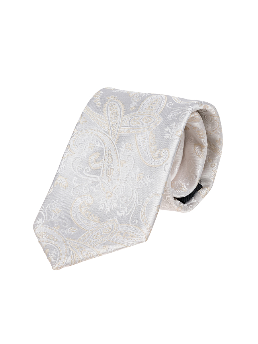 Carpenter-poly 8-айвори 304.1.09 Галстук мужской с платком