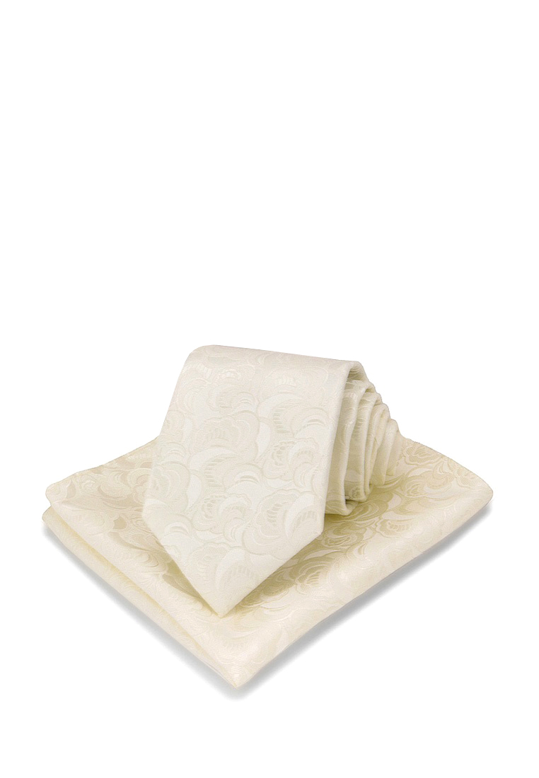 Carpenter-poly 8-айвори 304.1.10 Галстук мужской с платком