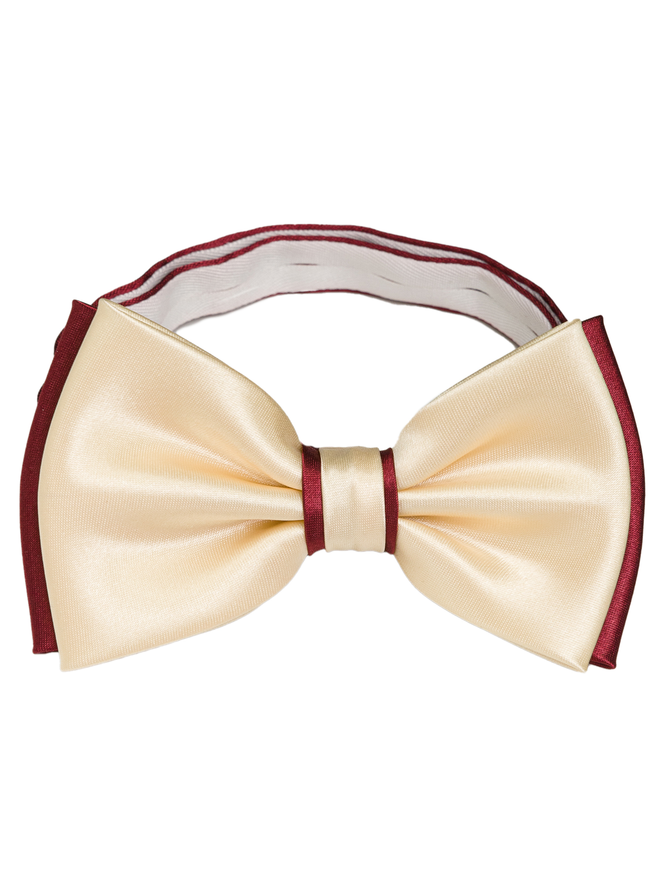 Greg-poly 20-желт-борд.1.202 Галстук-бабочка мужской