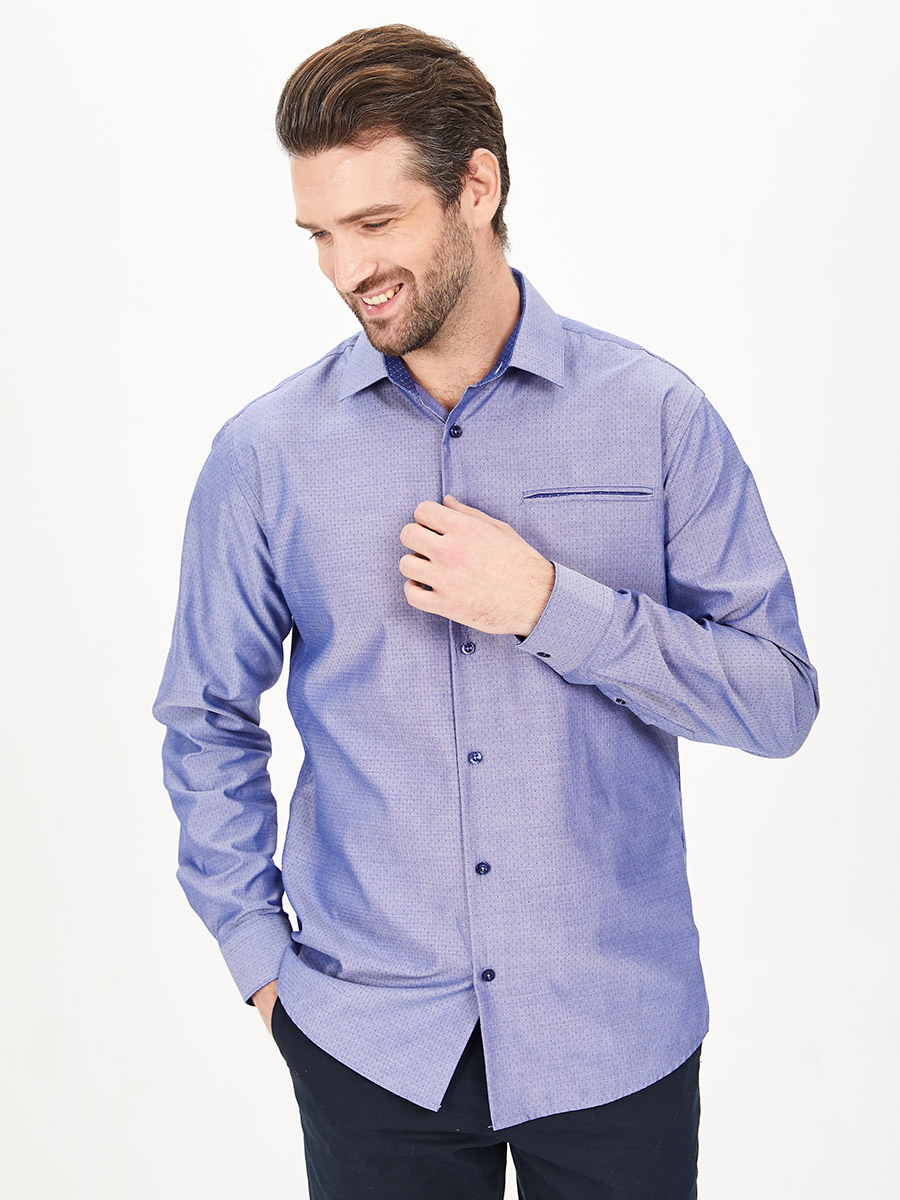 223/131/8138/Z/1 Сорочка мужская длинный рукав