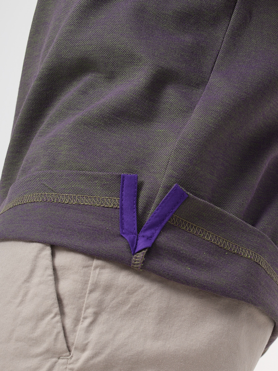 G144V-PH4-OZ4 (зеленый) Джемпер мужской с воротником поло короткий рукав