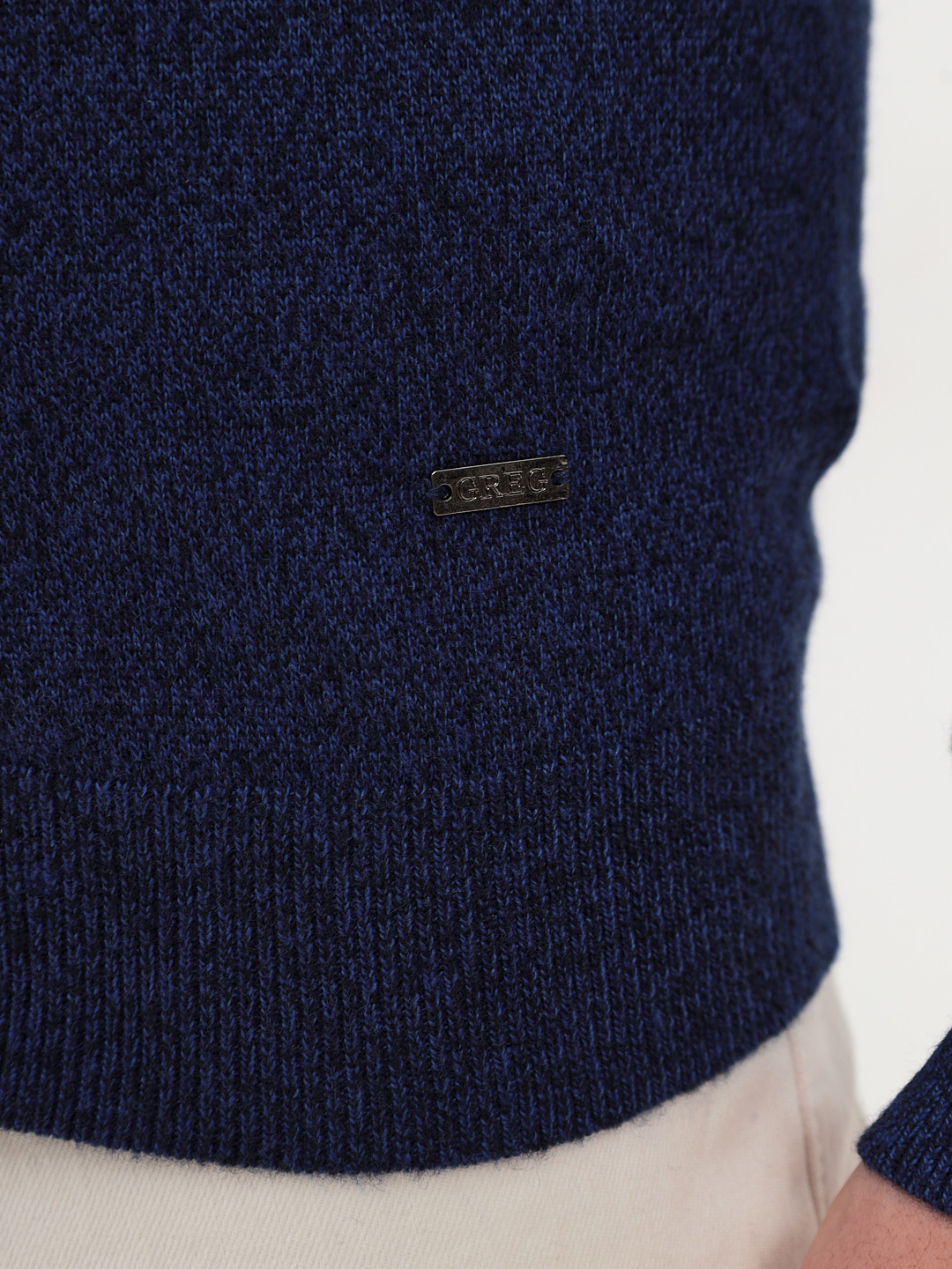 G135-DA53 синий/голубой Кардиган мужской