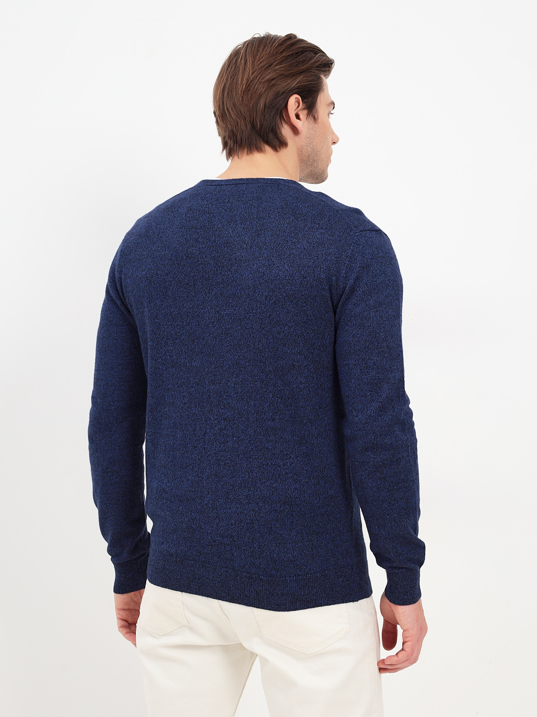 G135-DA53 синий/голубой Кардиган мужской