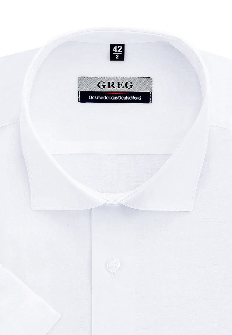 100/109/WHITE/ZV_GB Сорочка мужская короткий рукав