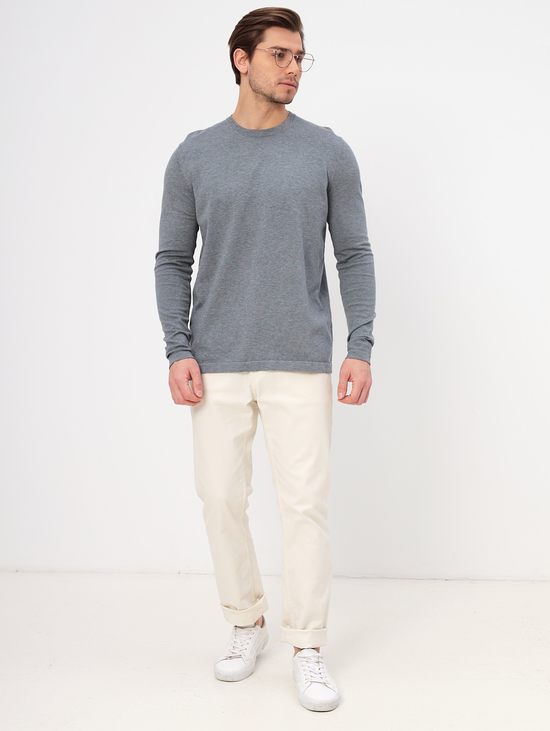 G121-T050 (серый м.) Джемпер мужской