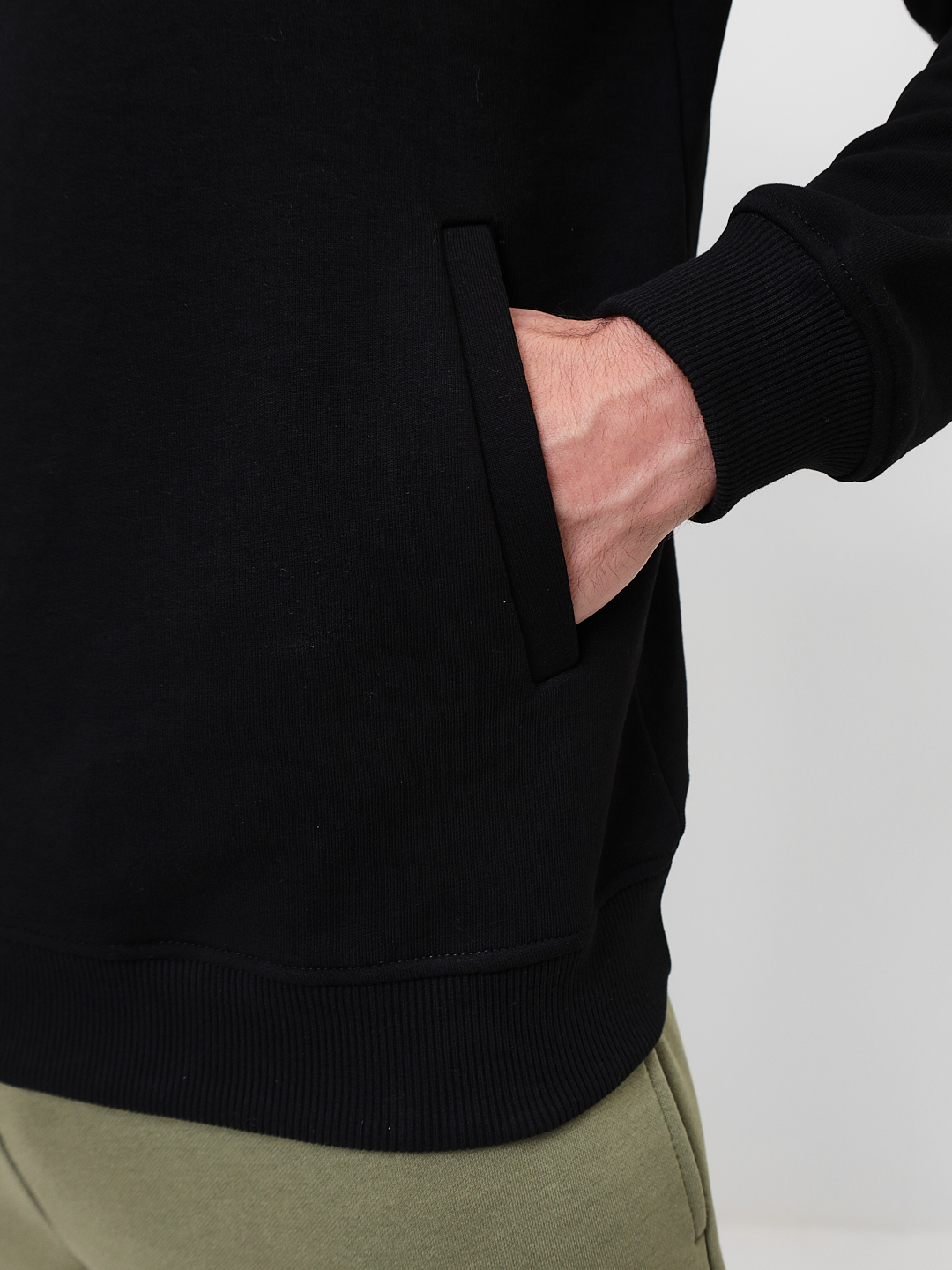 G173-OZ03-31 (черный) Худи мужское