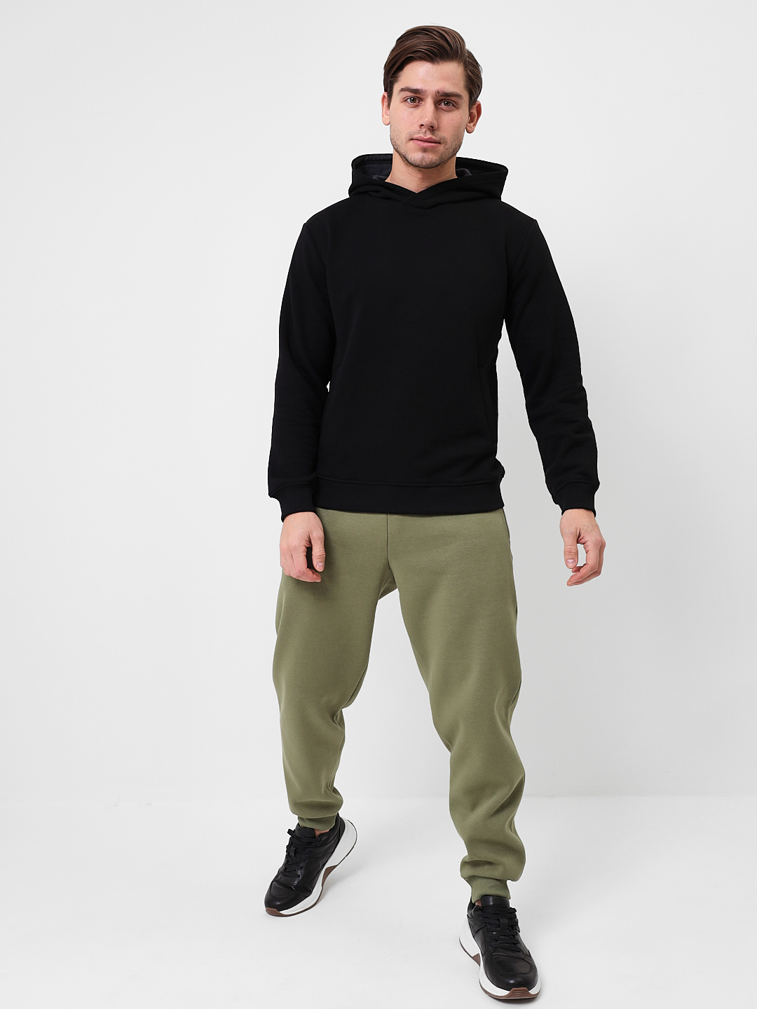 G173-OZ03-31 (черный) Худи мужское