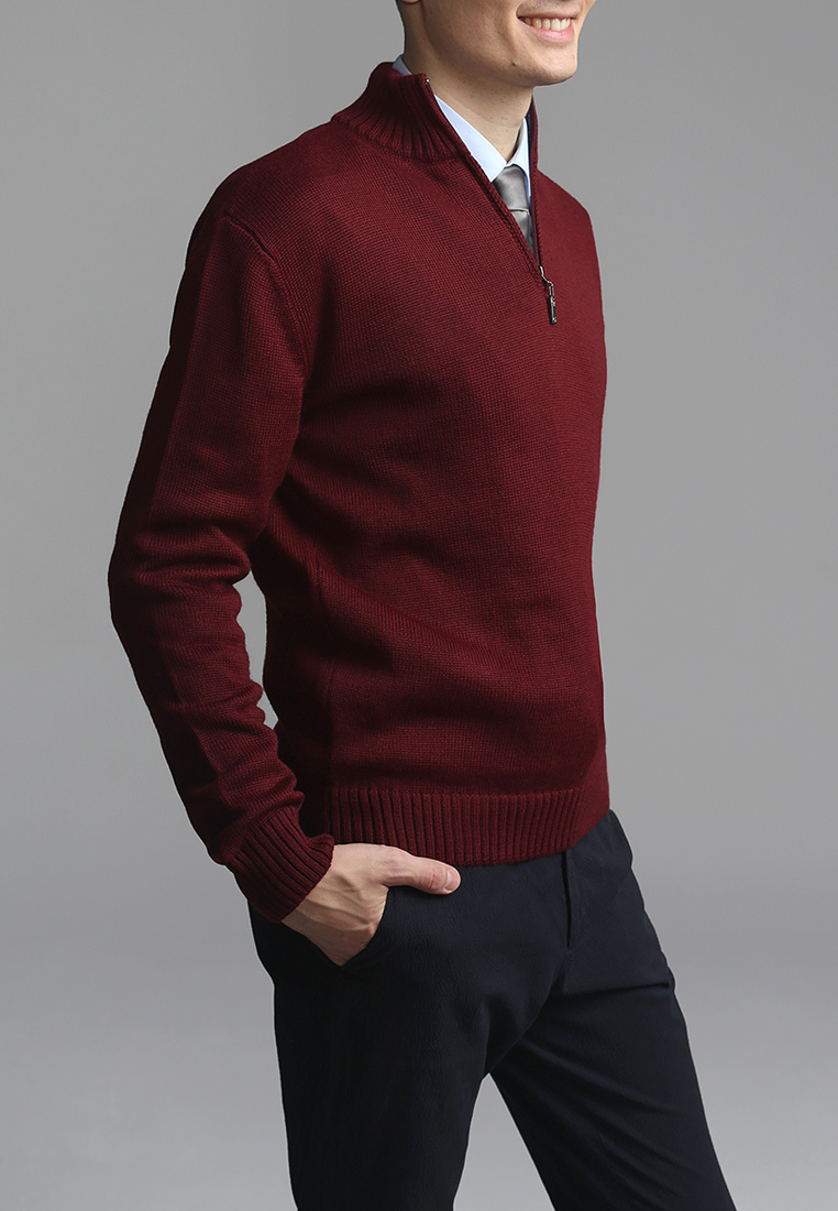 G134-07 (бордо/син.) Джемпер мужской