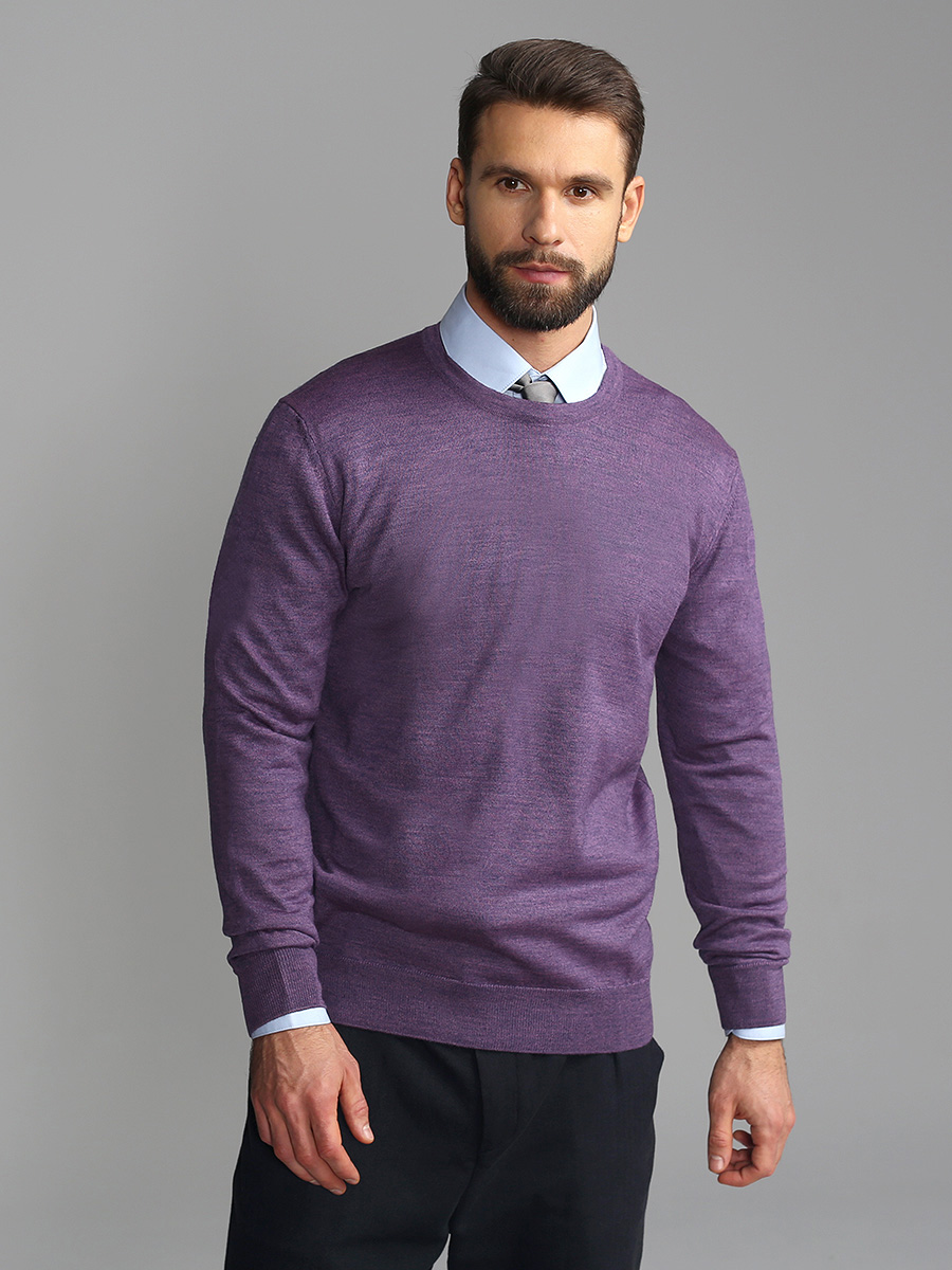 G121-EV (сирень м.) Джемпер мужской