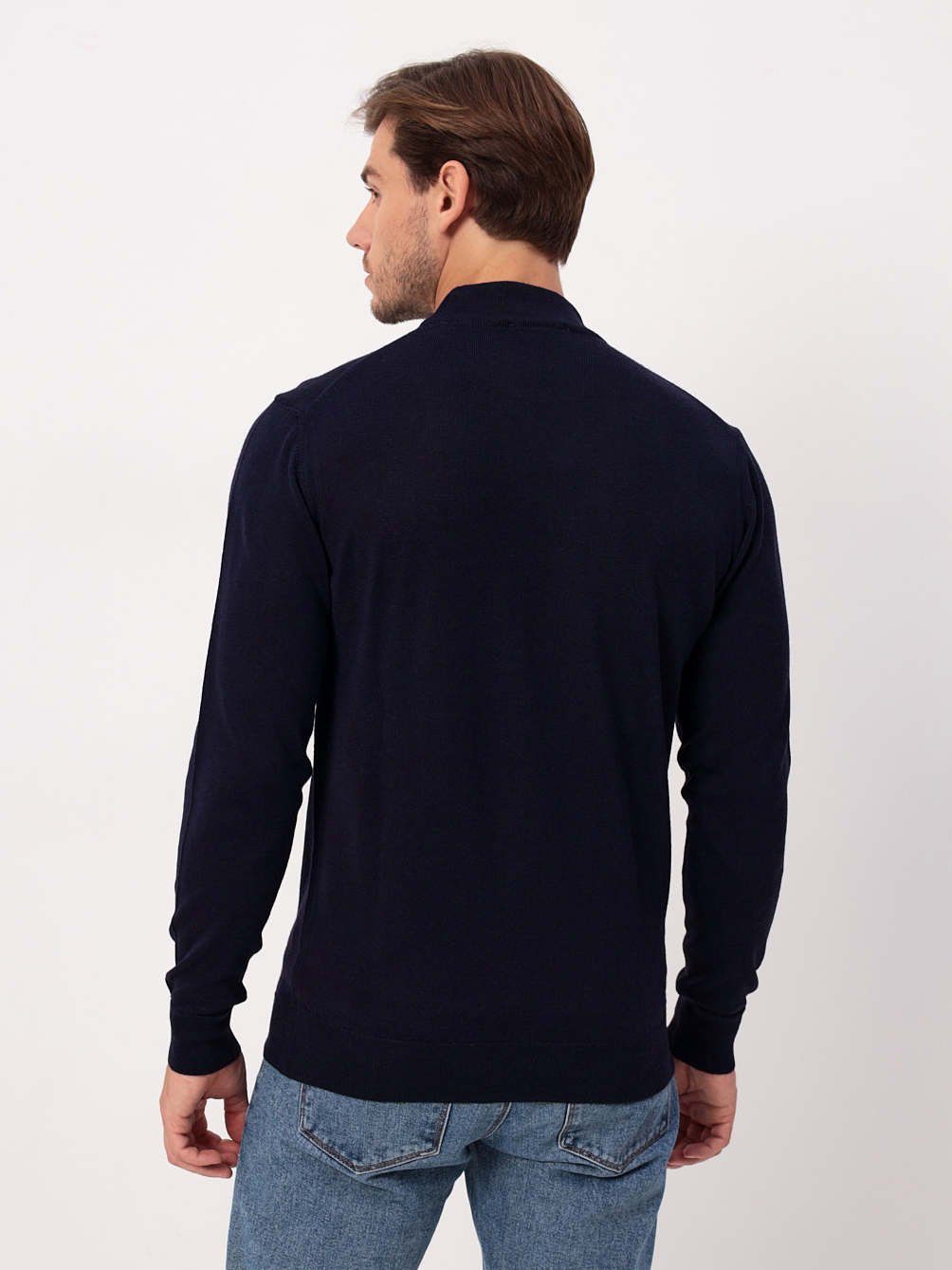 G122-AN231909А (т. синий) Джемпер мужской