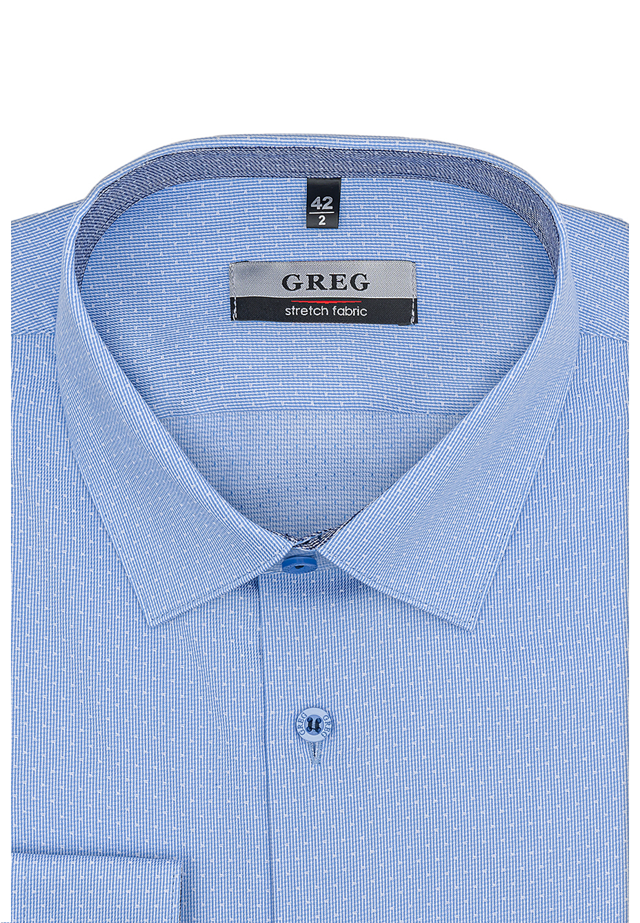 213/237/1321/ZVN/1 STRETCH Сорочка мужская длинный рукав