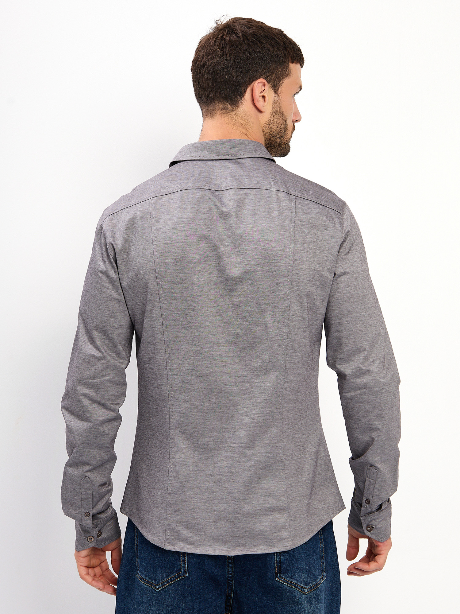 SK313/131/1637/SZR Рубашка трикотажная мужская