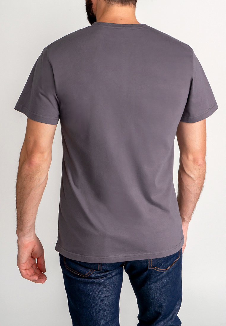 G145-RD-6025 (серый) Футболка мужская короткий рукав