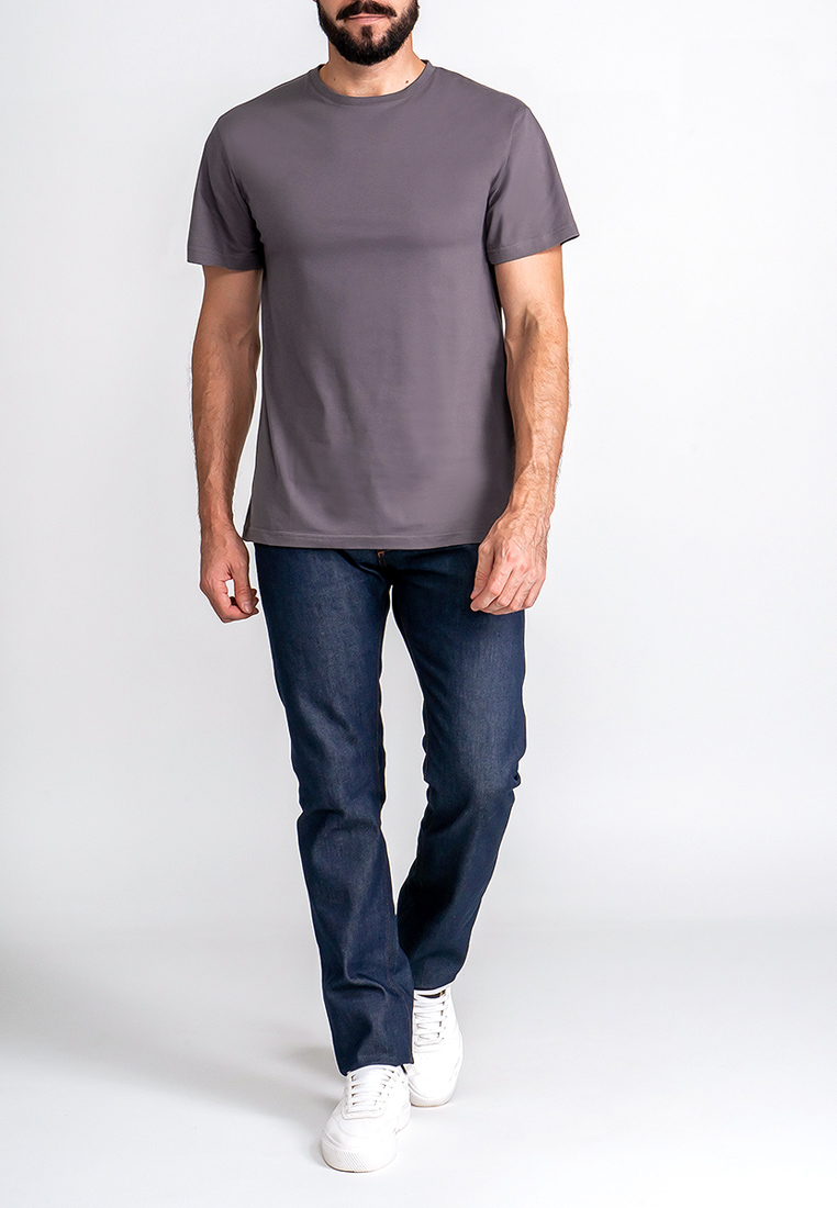 G145-RD-6025 (серый) Футболка мужская короткий рукав