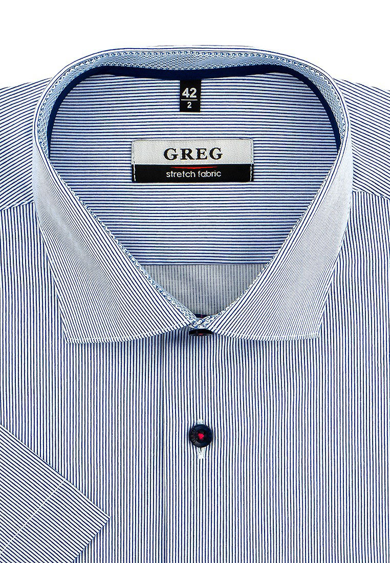 121/107/10130/Z/1p STRETCH Сорочка мужская короткий рукав