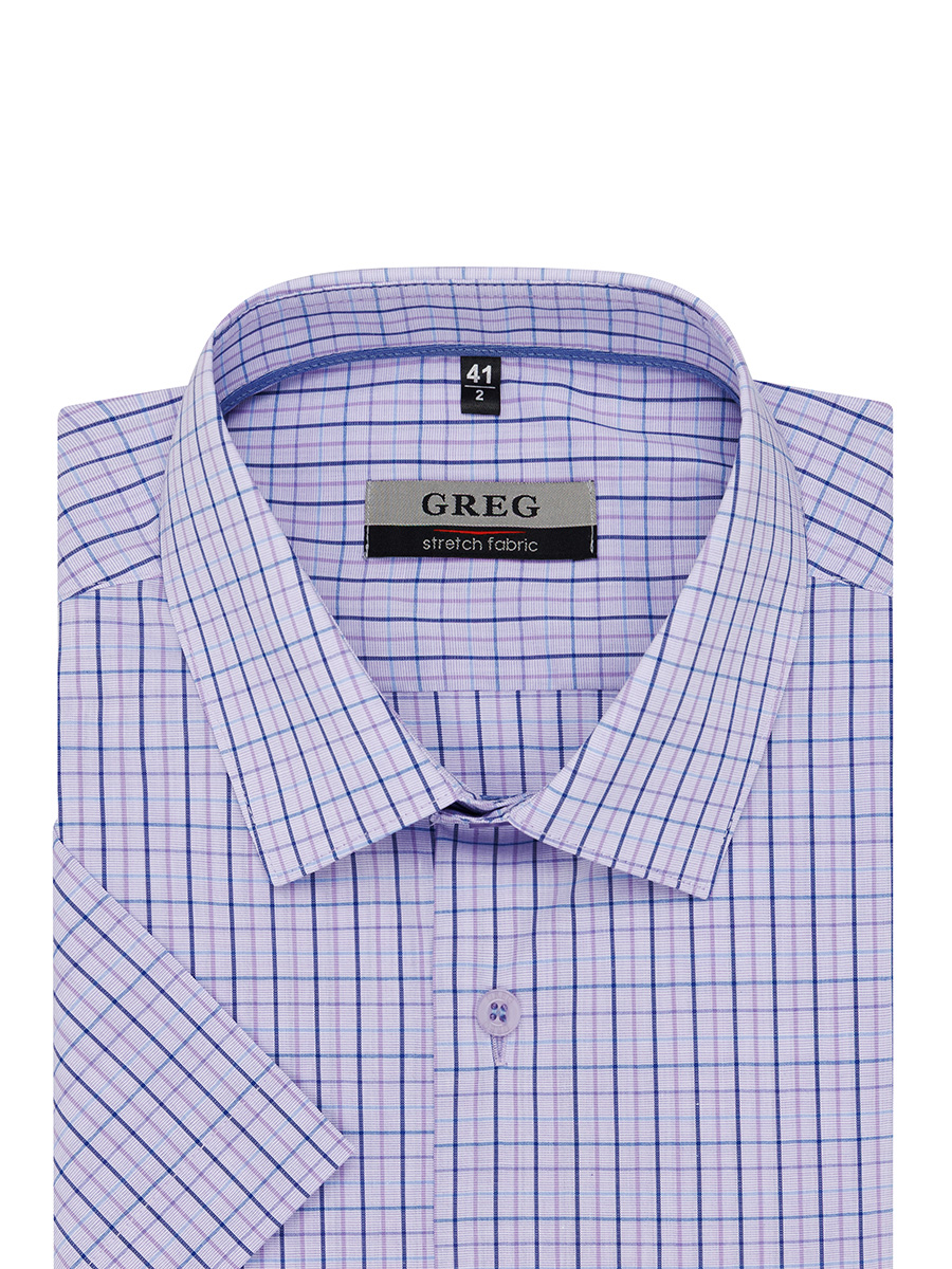 725/208/3303/Z/1 STRETCH Сорочка мужская короткий рукав